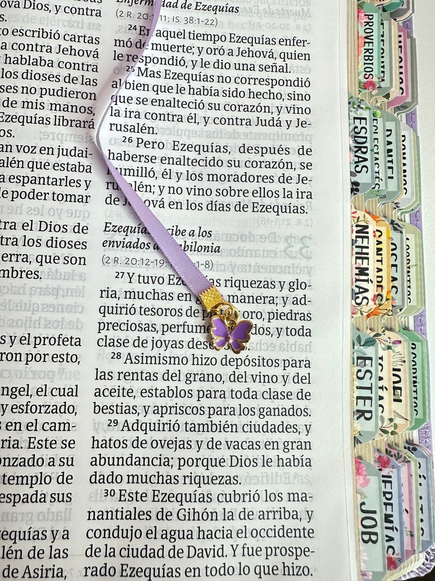 BIBLIA MORADA FLORAL LETRA GIGANTE DE 15 PUNTOS RV1960